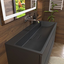 Stella Polare Раковина Арта 100 черная – фотография-2